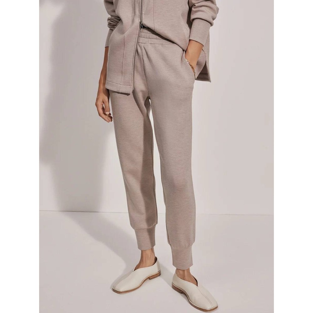 Varley Slim Cuff pant size S taupe marl DoubleSoft jogger $128